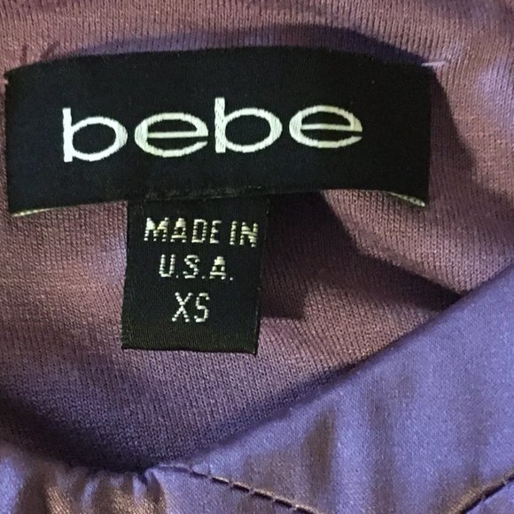 BEBE Sweet Lilac Bubble Dress  |  XSMALL - Picture 9 of 12